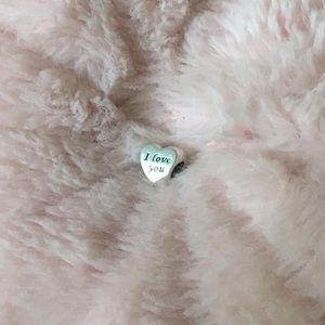 Polished “I Love You” Pandora charm
